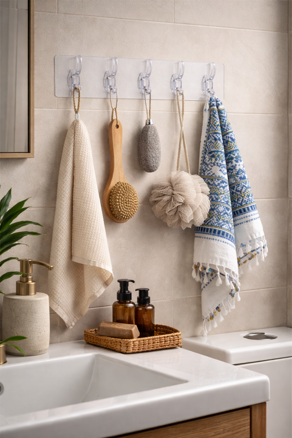 علاقة حائطية متعددة الاستعمالات – عرض 3 قطع