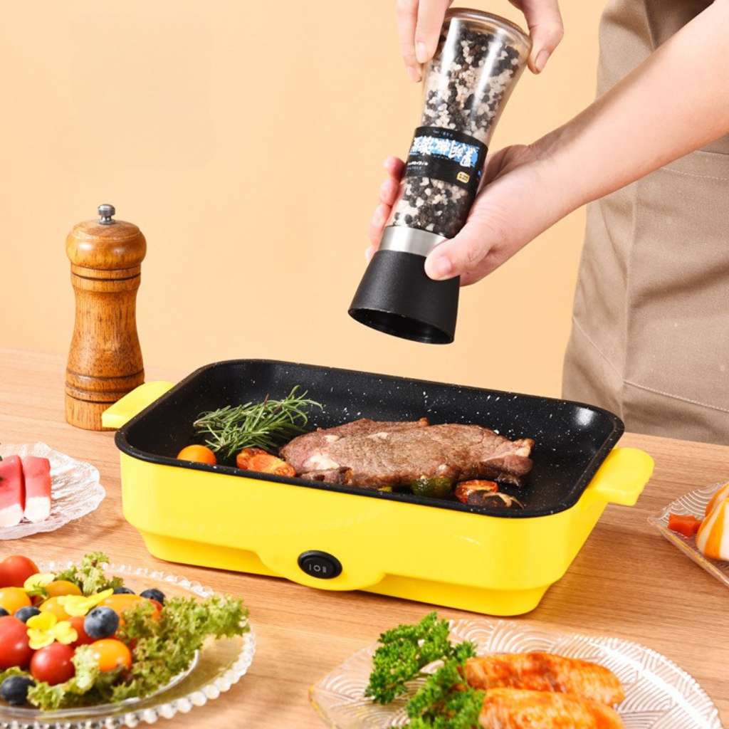 شواية كهربائية وشواية غير قابلة للالتصاق 26 سم