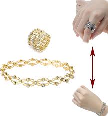 Bracelet & Bague Dorés Élégance Cristal – Style Luxe